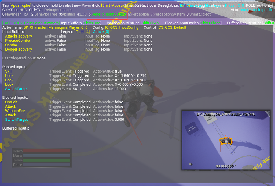 gips debug gameplay debugger